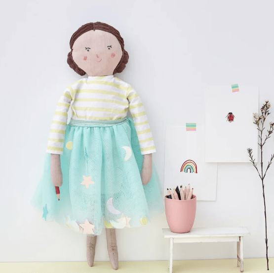 Lila Fabric Doll