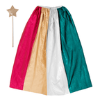 Metallic Rainbow Cape & Wand