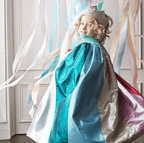 Metallic Rainbow Cape & Wand