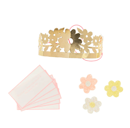 Tissue Floral Crackers (x 6)
