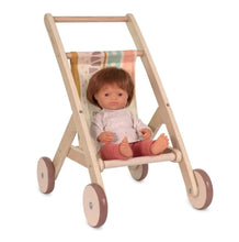 Carrito de madera para muñecos