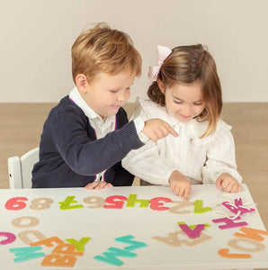 Letras y números para coser 123 ABC