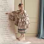 Gold Ruffle Cape