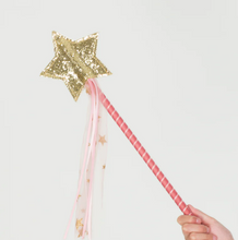 Pink Tulle Star Wand