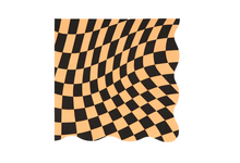 Halloween Checker Small Napkins (x 16)