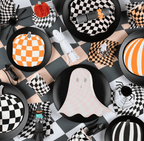 Halloween Checker Large Napkins (x 16)