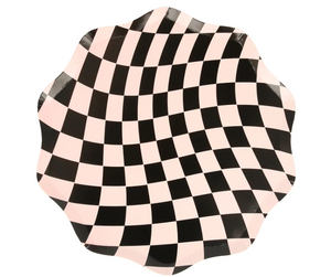 Halloween Checker Side Plates (x 8)
