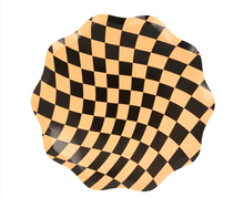 Halloween Checker Side Plates (x 8)