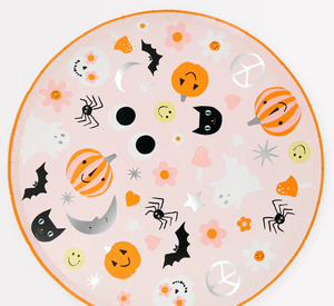 Groovy Halloween Icon Dinner Plates (x 8)