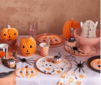 Groovy Halloween Icon Dinner Plates (x 8)