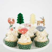 Folk Woodland Cupcake Kit (x 24 toppers)