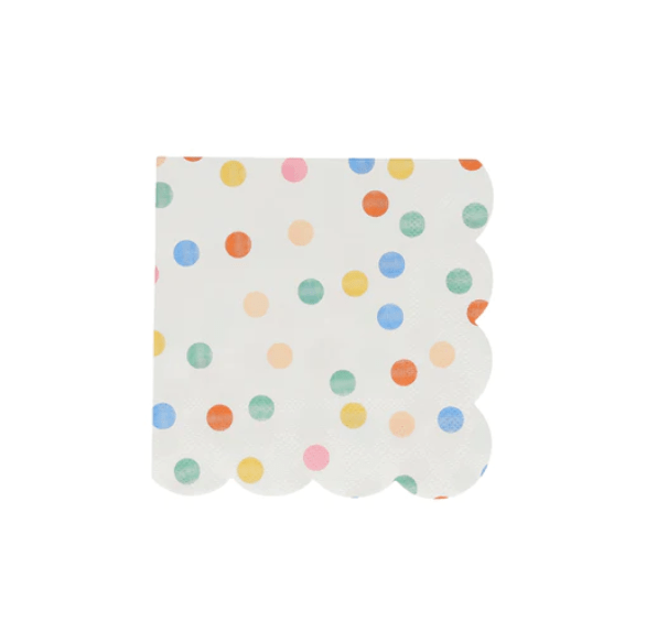 Colorful Pattern Small Napkins (x 16)