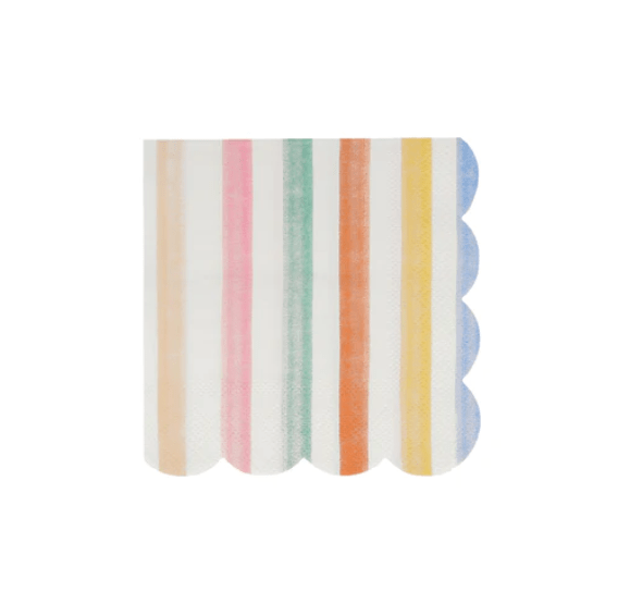 Colorful Pattern Small Napkins (x 16)