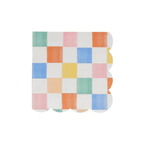 Colorful Pattern Small Napkins (x 16)