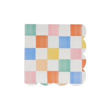 Colorful Pattern Small Napkins (x 16)