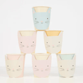 Cute Kitten Cups (x 8)