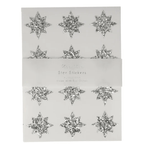 Silver Eco Glitter Star Stickers (x 8 sheets)