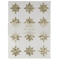 Gold Eco Glitter Star Stickers (x 8 sheets)