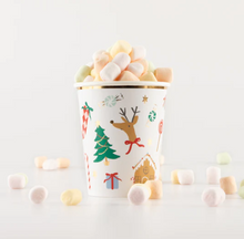 Jolly Christmas Cups (x 8)