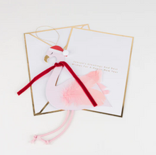 Jolly Flamingo Decoration Christmas Card