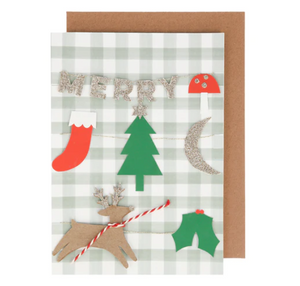 Merry Christmas Garland Card