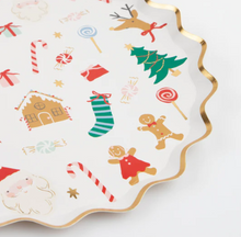 Jolly Christmas Side Plates (x 8)