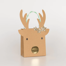 Small Reindeer With Stars Gift Bags (x 2)