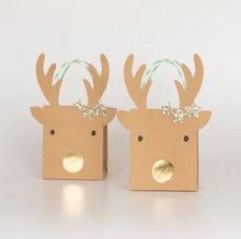 Small Reindeer With Stars Gift Bags (x 2)