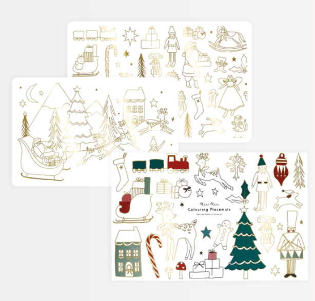 Christmas Coloring Placemats (x 8)