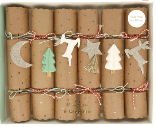 Felt & Glitter Icon Crackers (x 6)