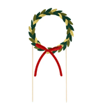 Paper Wreath Cake Topper