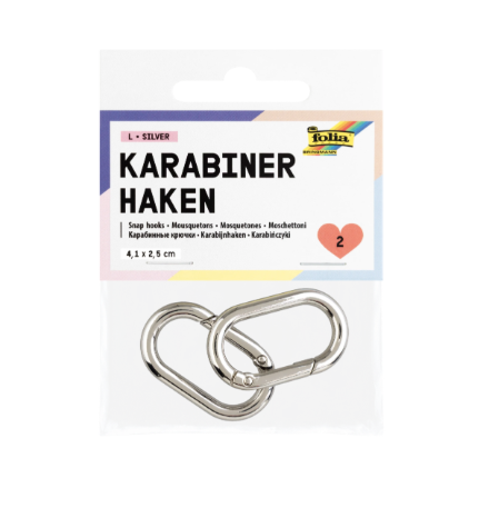 Snap Hook L Silver