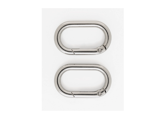 Snap Hook L Silver