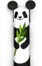 Twice As Nice 2 color click pens (6 animales)