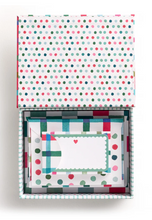 Happy Plaid Stationery Set