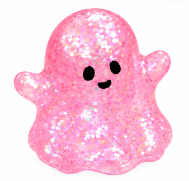 Squishy Halloween Moltose Glitter Ghost
