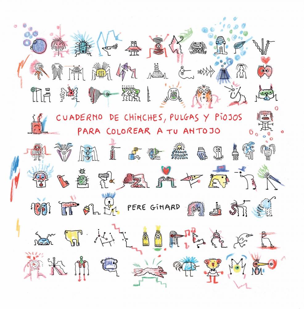 Cuaderno de chinches, pulgas y piojos para colorear a tu antojo