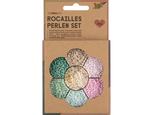 Rocailles Beads Set - Pastel