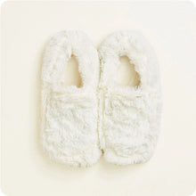Cream Heatable Slippers Warmies