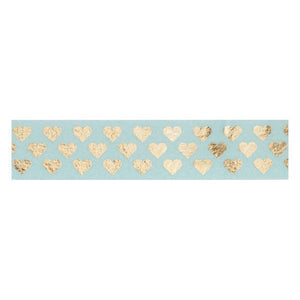 Washi-Tape - Golden Hearts
