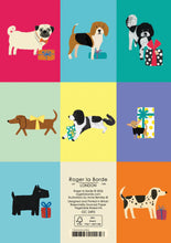Dog Checkerboard Greeting Card Single