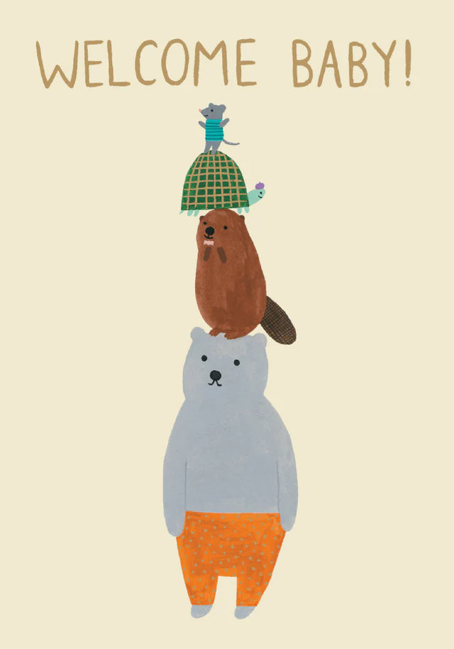 Baby Toy Tower Petite Card single