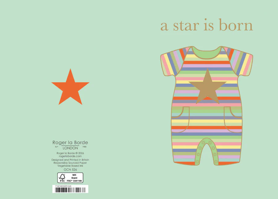 Star Baby Petite Card Single