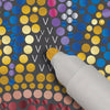 FlowArt: Dot-By-Letter Into the Galaxy Metallic