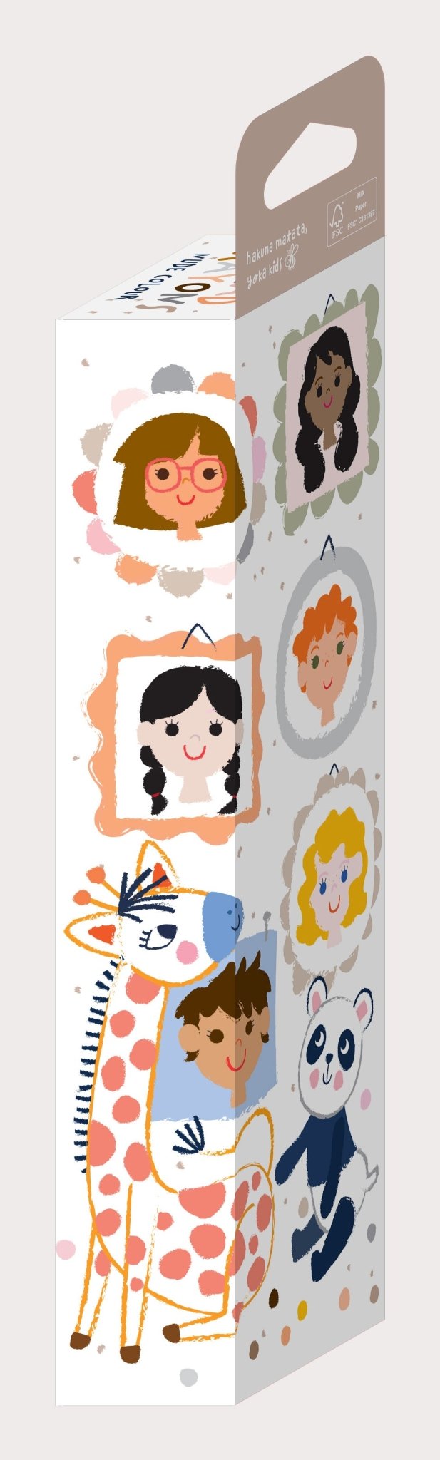 6 Bead Crayons Nude Colours