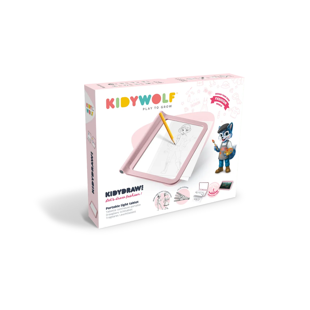 Kidydraw-PRO Portable Light Tablet Fashion