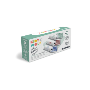 Kidyroll 1 x 5 RRGGB Colored Paper Rolls for Kidyprint