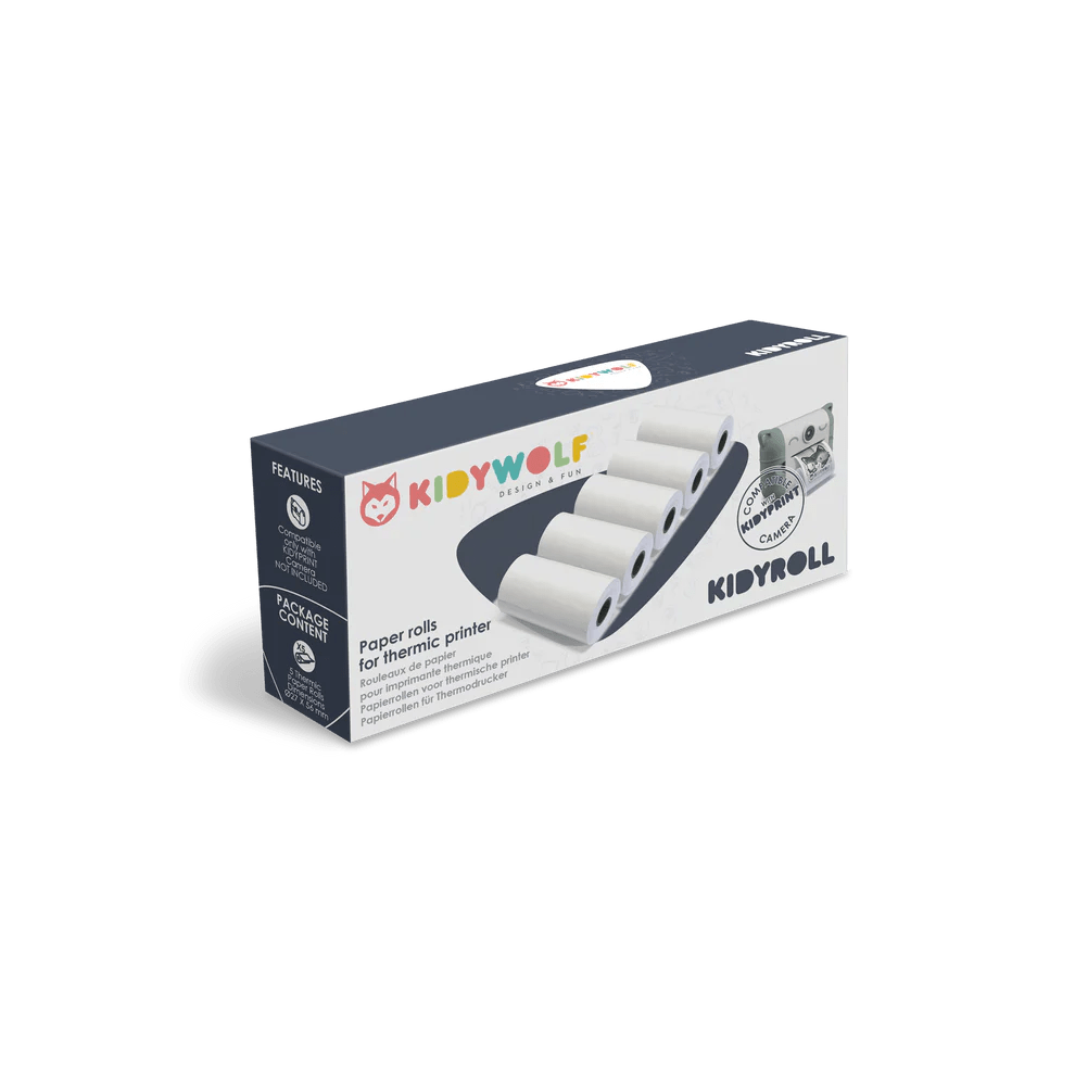 Kidyroll 1 x 5 Classic Paper Rolls for KIDYPRINT