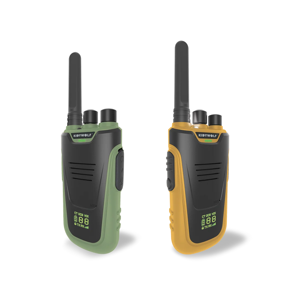 Kidytalk Walkie Talkies Green - Orange