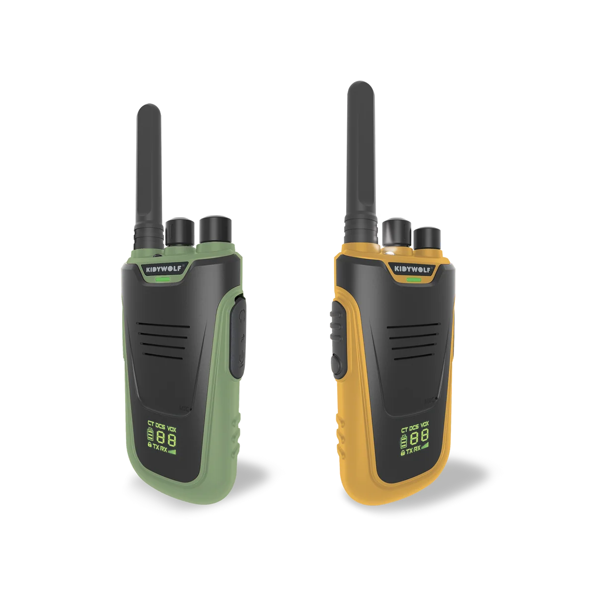 Kidytalk Walkie Talkies Green - Orange